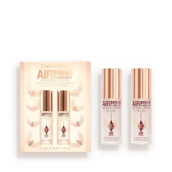 Charlotte Tilbury AIRBRUSH FLAWLESS мини-набор для фиксации макияжа Charlotte Tilbury AIRBRUSH FLAWLESS мини-набор для фиксации макияжа