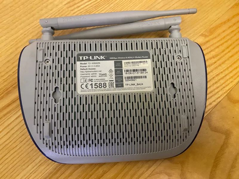 Модем-Роутер TP-Link TD-W8960N (300Mbps) 2 Модем-Роутер TP-Link TD-W8960N (300Mbps) 2