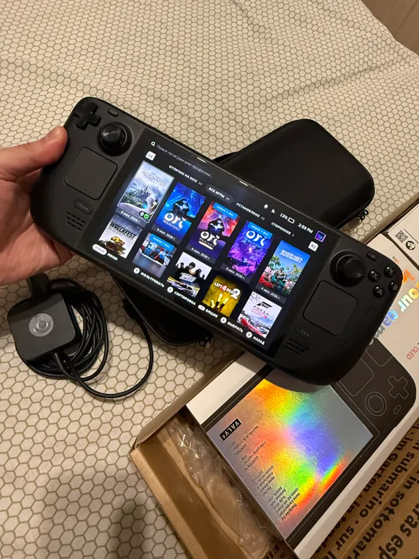 Steam deck oled 512 (отличное состояние, АКБ 100%) 1