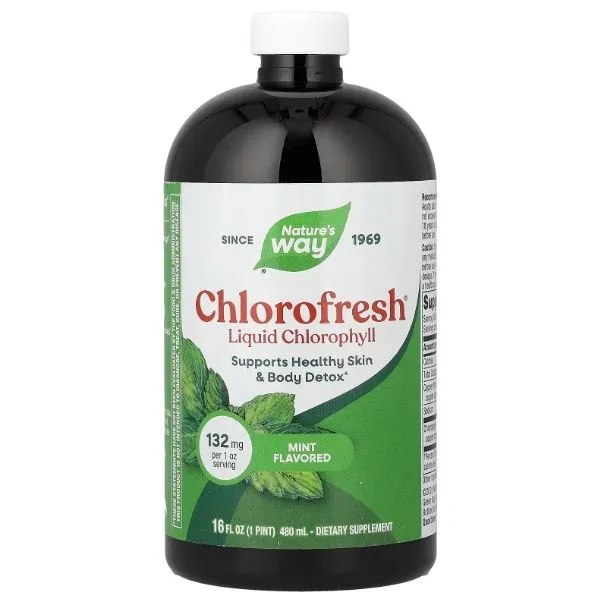 Chlorofresh (Nature's Way) — bu o‘simliklardan (asosan oq tut barglari