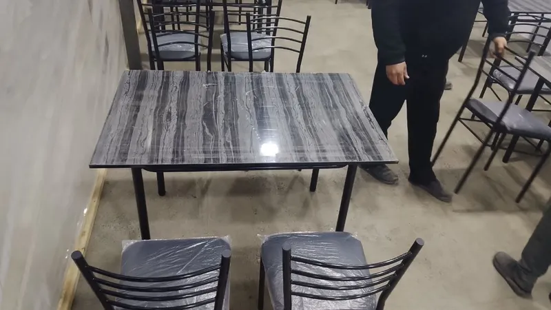 Kafe va uy uchun ideal temir stol-stul — sifatli, — фото 2