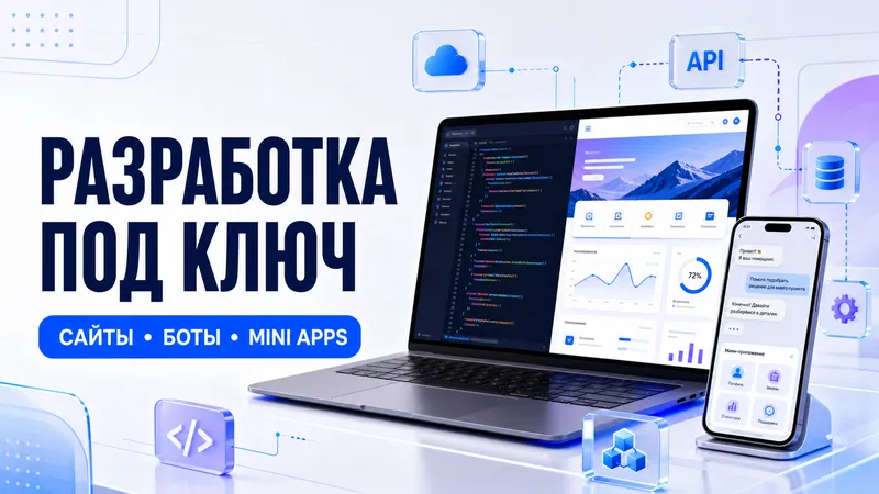 Разработка Telegram-ботов под ключ Разработка Telegram-ботов под ключ
