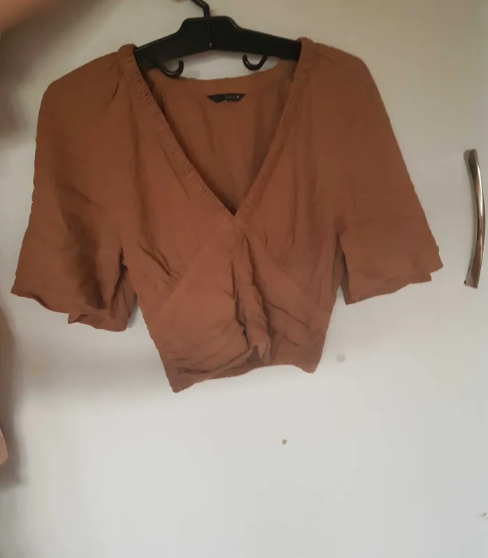 Блузка укороченная ZARA