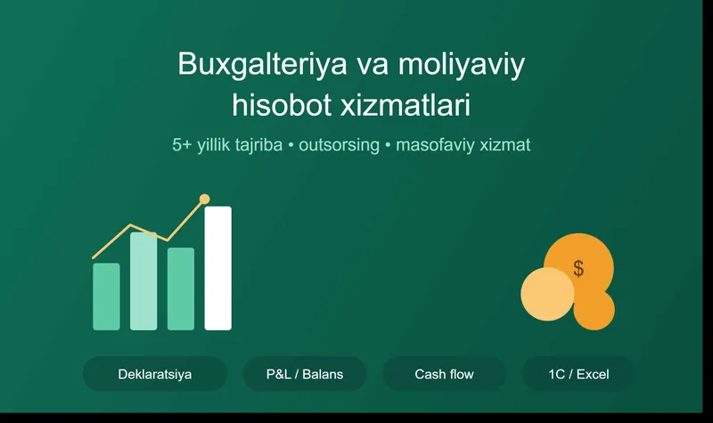 Buxgalteriya va moliyaviy xizmatlar