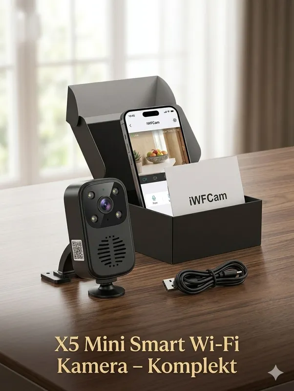 Mini Wi-Fi Kamera X5 (iWFCam) — Dahshat Kechestvoda! SROCHNA SOTILADI — фото 3