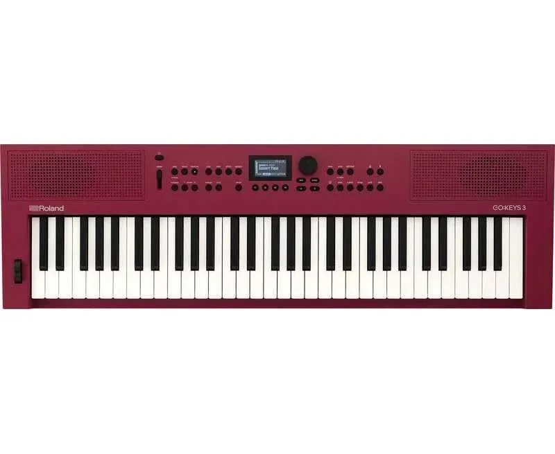 Roland GO:KEYS 3 (DARK RED) Синтезатор, 61 клавиша — фото 1