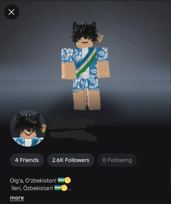Roblox account