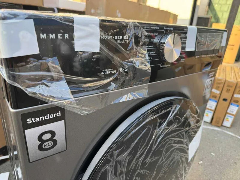 Стиральная машина IMMER 8 кг Black T8 Inverter Steam — фото 1