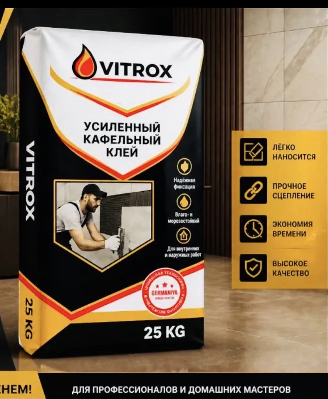 Kafelni kley rodbon shpaklovkalar optom narxda 1
