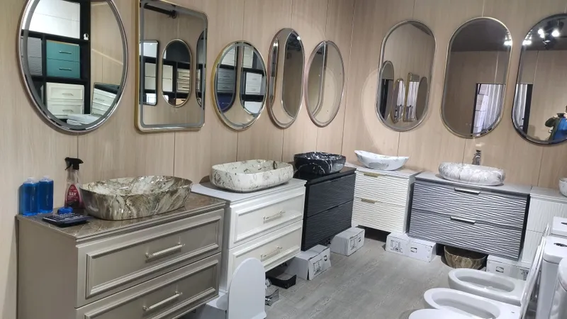 Ossoceramics. Mebel PVC. Dush i rakovina smisitel 8