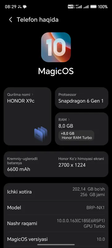 Honr 9c zor karobka dakument