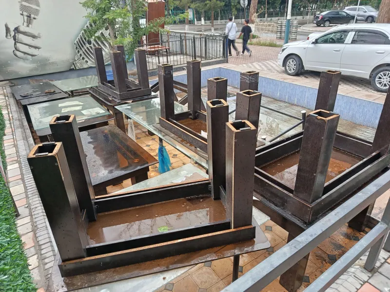 Kafe uchun stol shishalik — фото 2