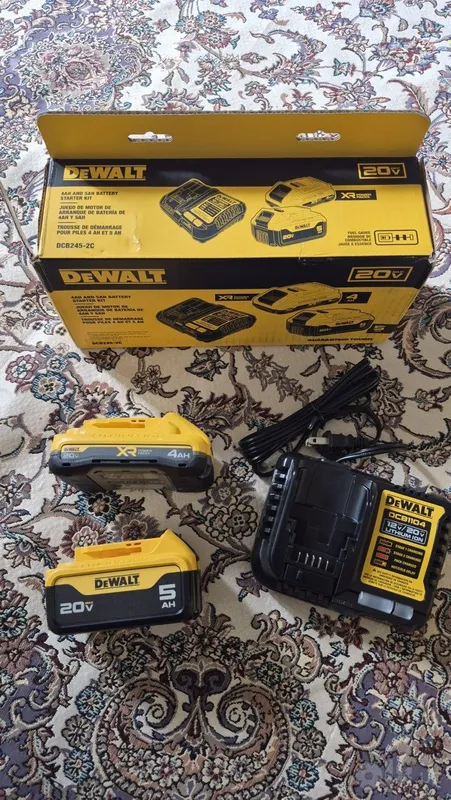 Dewalt 4 Ah va 5 Ah akkumulyatorlari 2 Dewalt 4 Ah va 5 Ah akkumulyatorlari 2