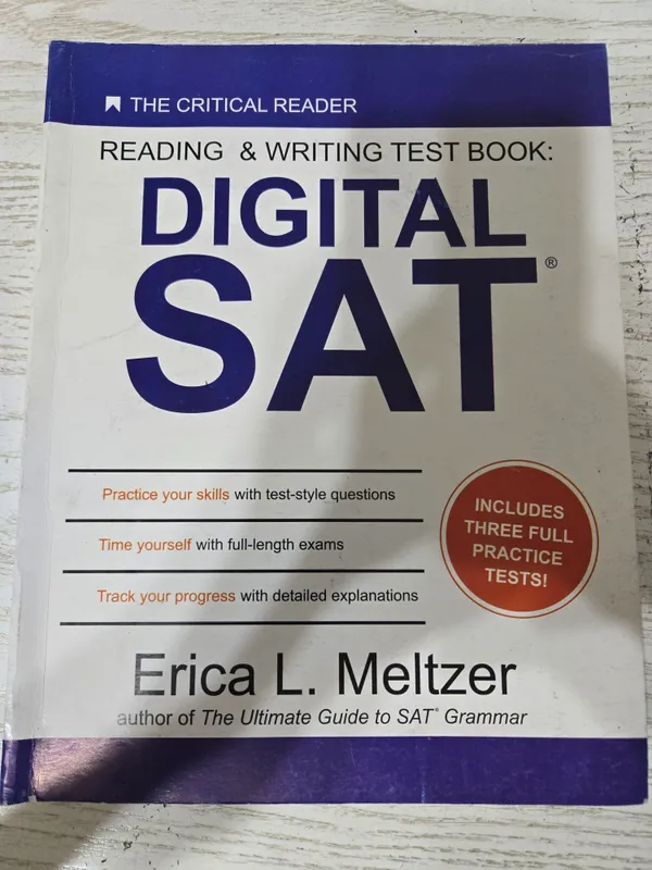 Digital SAT Reading & writing test book