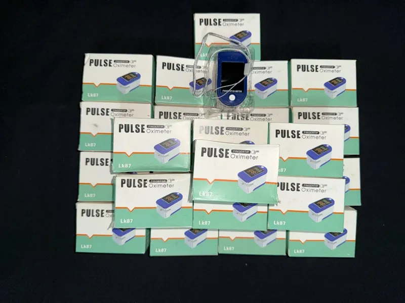 Пульсоксиметр Fingertip Pulse Oximeter LK-87 optom narxda Fingertip P