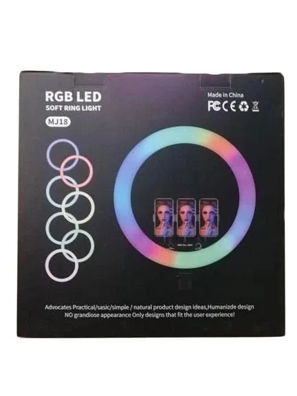 БЕПУЛ Доставка, RGB led селфи лэд кольцевая лампа MJ33/36/45 — фото 1