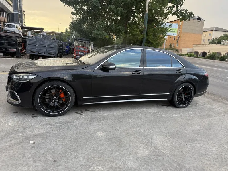 Mersades benz s550 yaponka w223 long 4