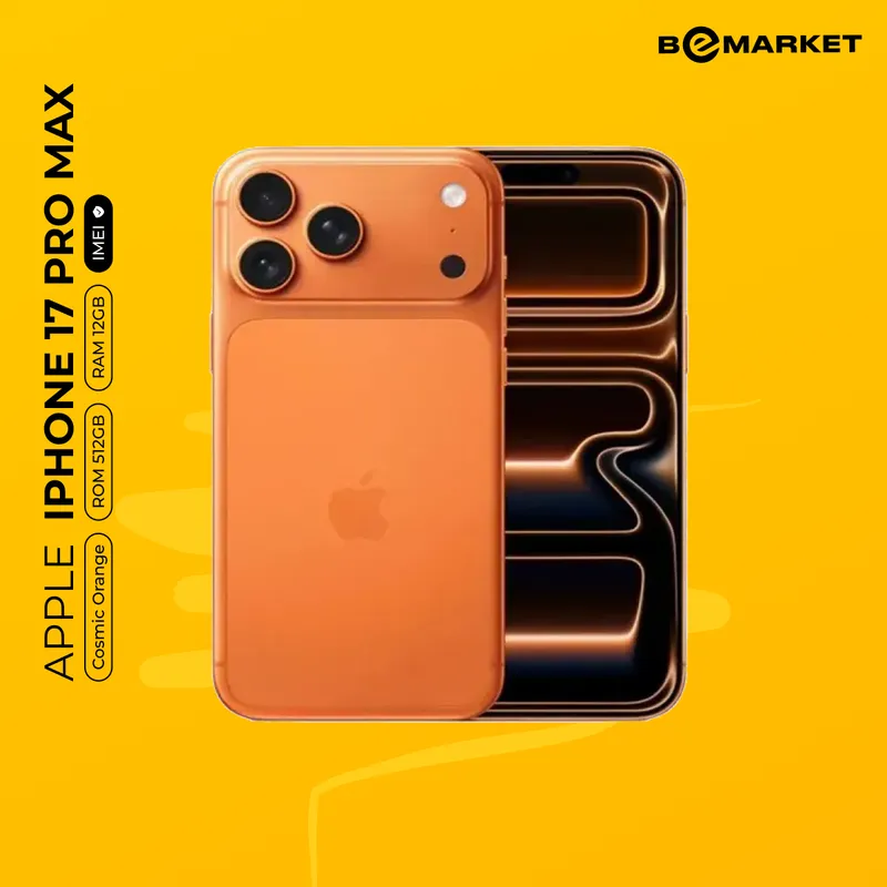 Apple iPhone 17 Pro Max, Cosmic Orange, 12/512 GB