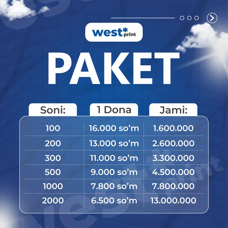 Qog'oz Paketlar | Karton Paketlar | Sizning Brend 2