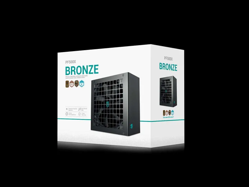 Blok Pitaniya DeepCool PF500X 500W 80 PLUS BRONZE — фото 1