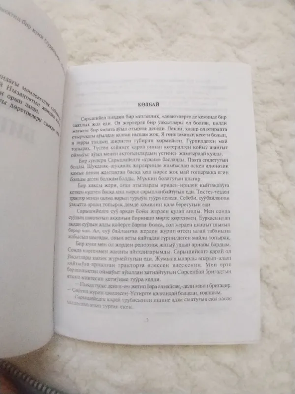 Книга,, Erkektin bir kuni " автор Муратбай 3