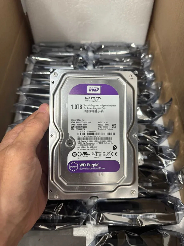 Жёсткий диск WD PURPLE 1 ТБ