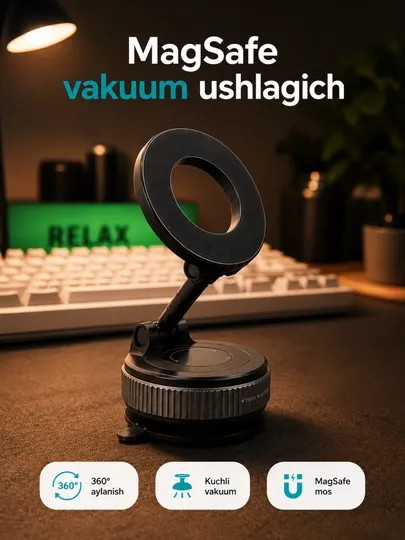 MagSafe vakuumli telefon ushlagichi 1 MagSafe vakuumli telefon ushlagichi 1