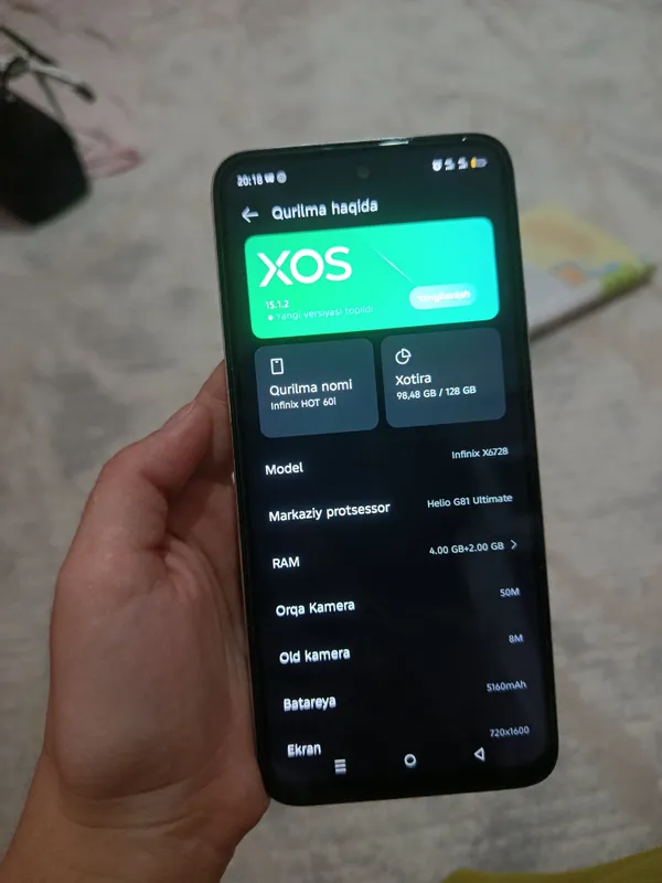Infinix HOT 60i 128 белый 3 Infinix HOT 60i 128 белый 3