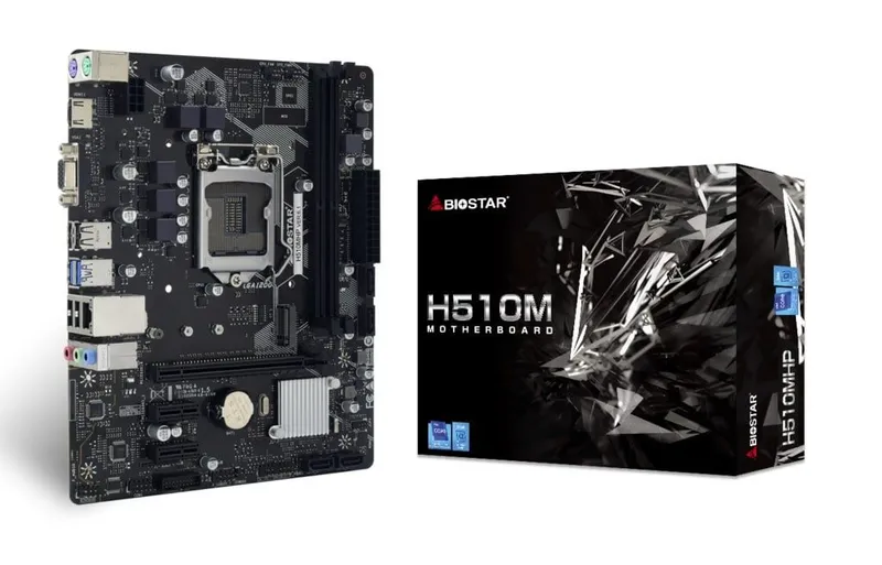 Biostar H510mhp + core i3-10100 + DDR4 8GB