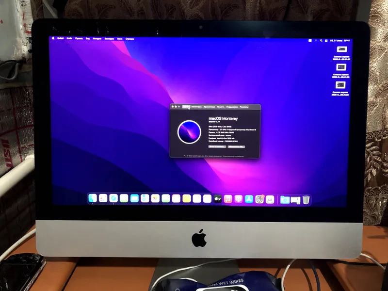 Monoblok iMac 21.5, Late 2013, aybi bor