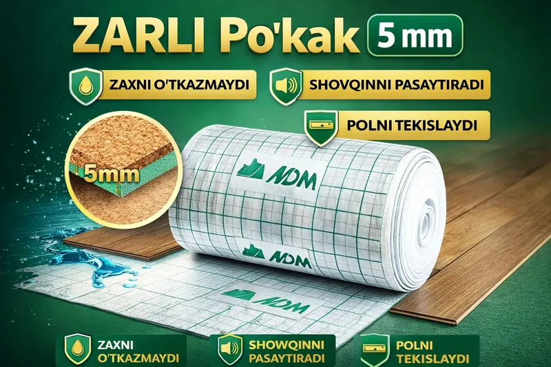 ZARLI PO'KAK 5 mm li ABDUMIV XOZMAG