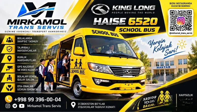 Maktab uchun microavtobus 5 Maktab uchun microavtobus 5