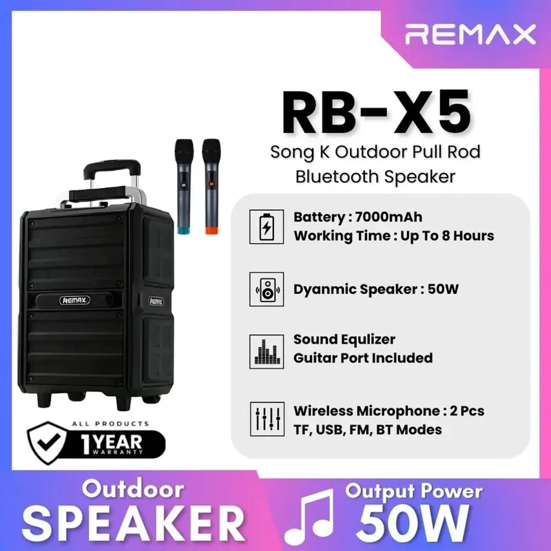 Remax RB-X5 kalonka karaoke 3