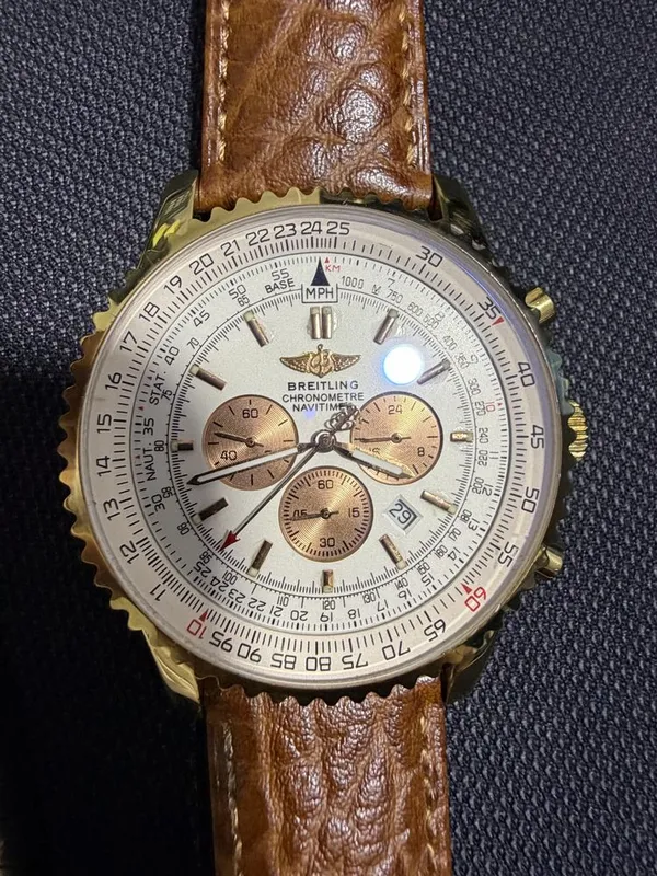 Японские Мужские часы Breitling Navitimer кварцевые Премиум — фото 1