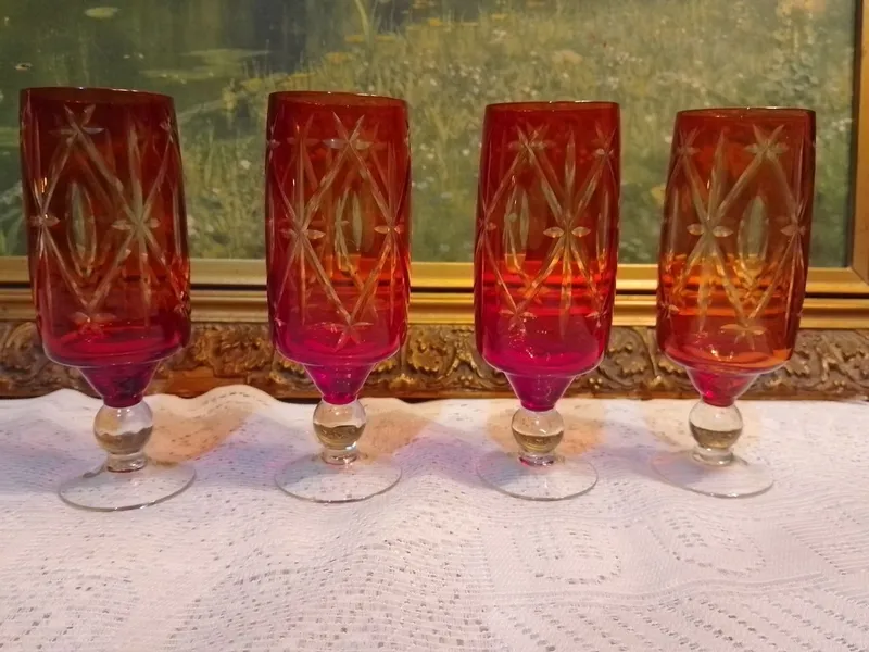 Бокалы стаканы красивые редкие 5