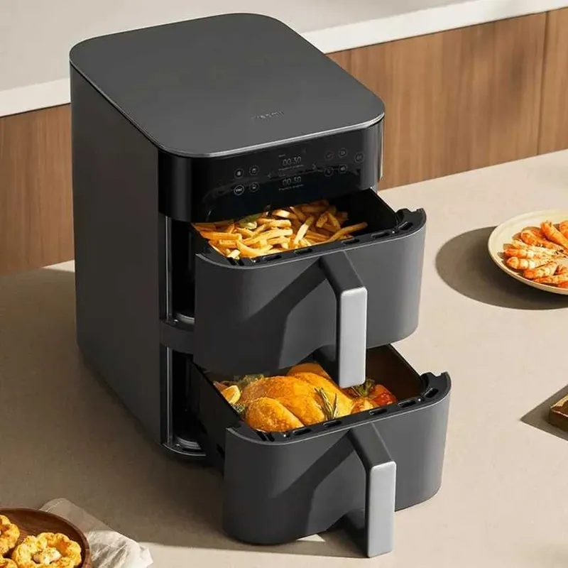 Аэрогриль Xiaomi Double Stack Air Fryer 12L большая 2 корзины