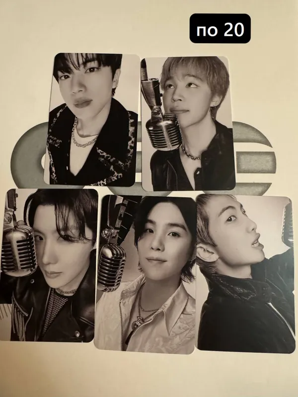 BTS K-pop официальные карточки 2