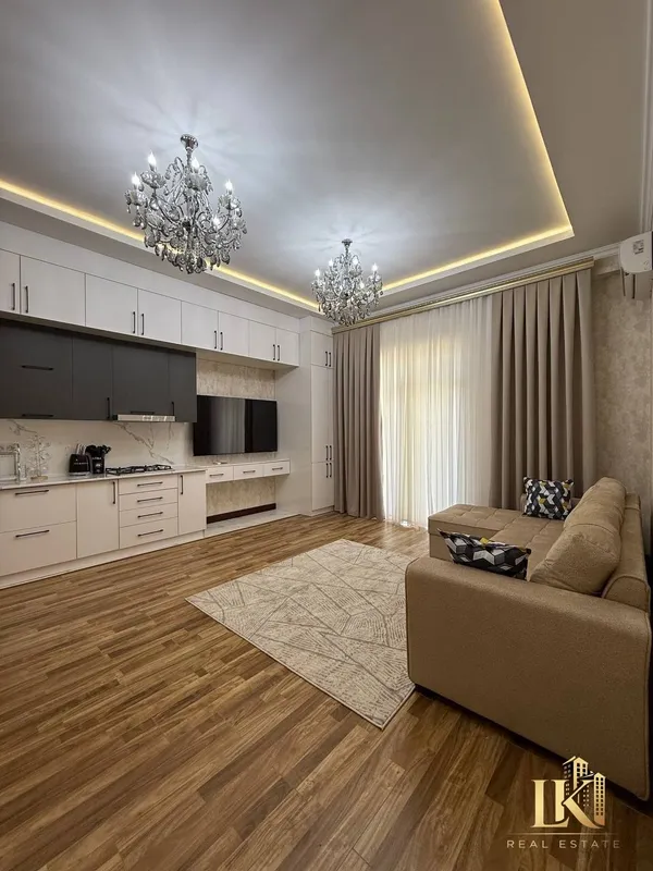 2-х комнатная квартира 3/7 в ЖК Boulevard с ремонтом, 65 м², рядом с Ташкент Сити — фото 2