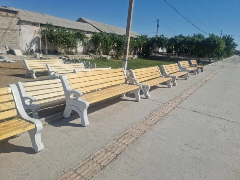 Скамейка из мрамора 2