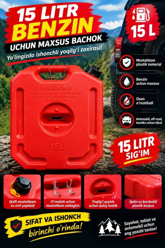 BENZIN UCHUN BACHOK 3