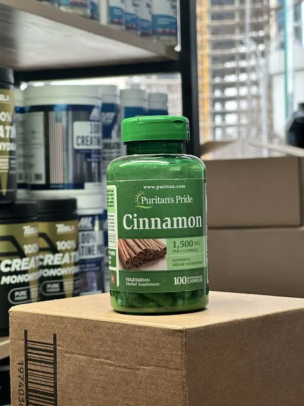 Puritan's Pride Cinnamon 500 mg 100 kapsula 1 Puritan's Pride Cinnamon 500 mg 100 kapsula 1