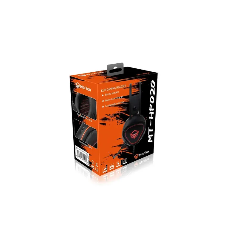 ! Гарнитура Meetion HP020 Black проводная игровая с микрофоном — фото 2 ! Гарнитура Meetion HP020 Black проводная игровая с микрофоном — фото 2