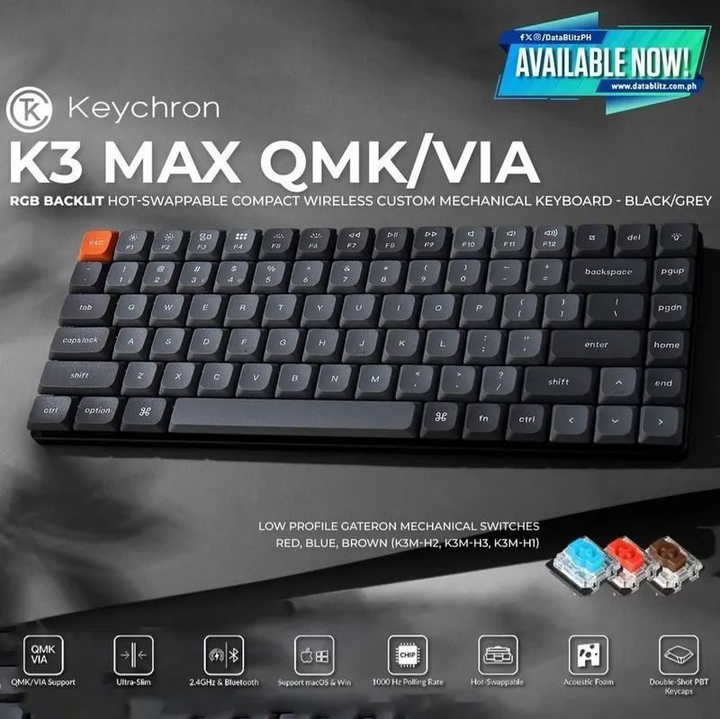 Keychron k3 max СКИДКА RU/ENG Механическая Клавиатура 2 Keychron k3 max СКИДКА RU/ENG Механическая Клавиатура 2