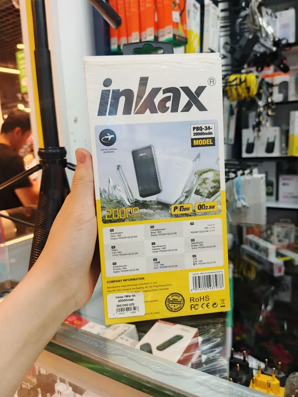 повербанк power bank inkax 20000 test assured — фото 1