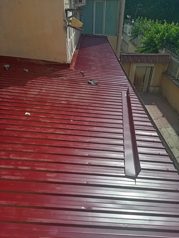 Tom yopamiz profnastil Slif turba o'rnatamiz — фото 5