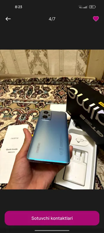 realme gt Neo 2 5G ideal tel karobka dakument — фото 3