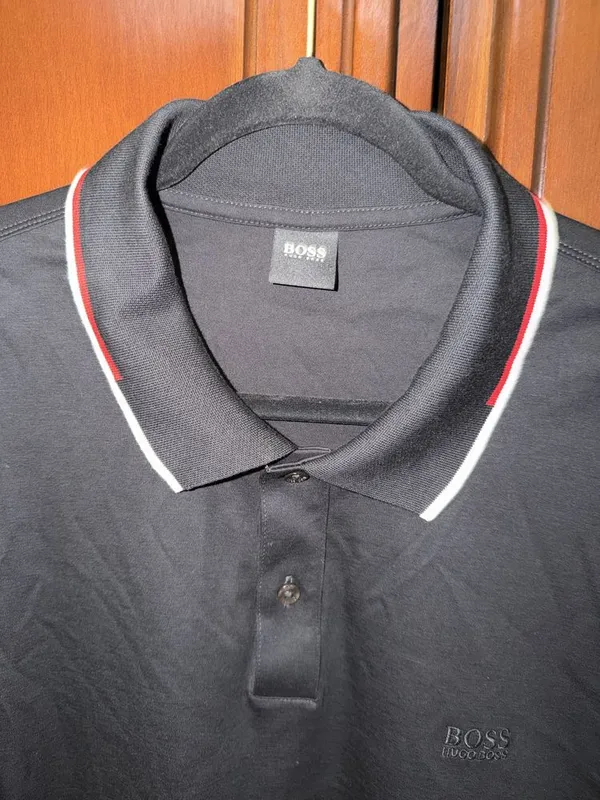 Hugo Boss Polo Original XXXL Қора, Оригинал, Янги, Италиядан, Босс — фото 2