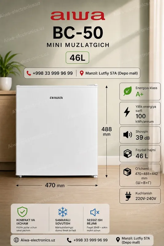 Холодильники aiwa | Sovutgich aiwa 7