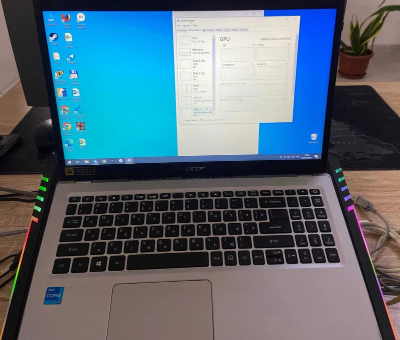 Noutbuk Acer i5 11 avlod 2.4ghz — фото 2