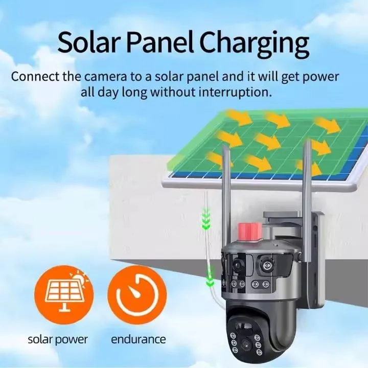 Камера видеонаблюдения Solar Smart Camera V380Pro 4G.